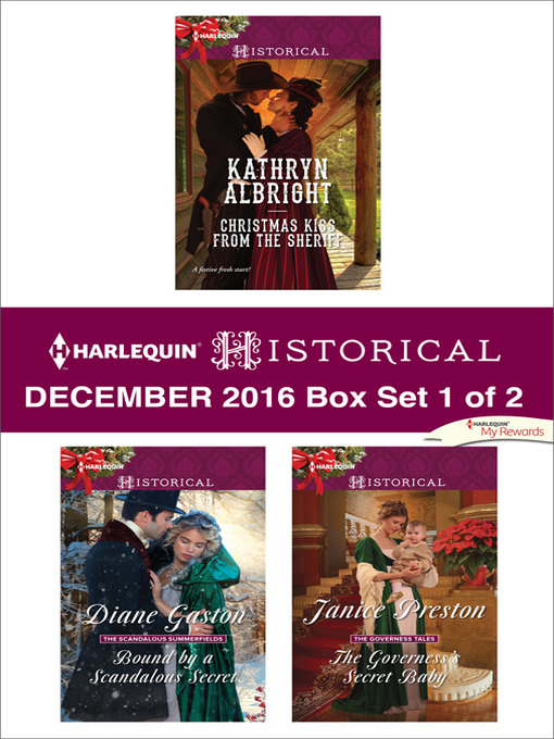 Title details for Harlequin Historical December 2016, Box Set 1 of 2 by Kathryn Albright - Wait list